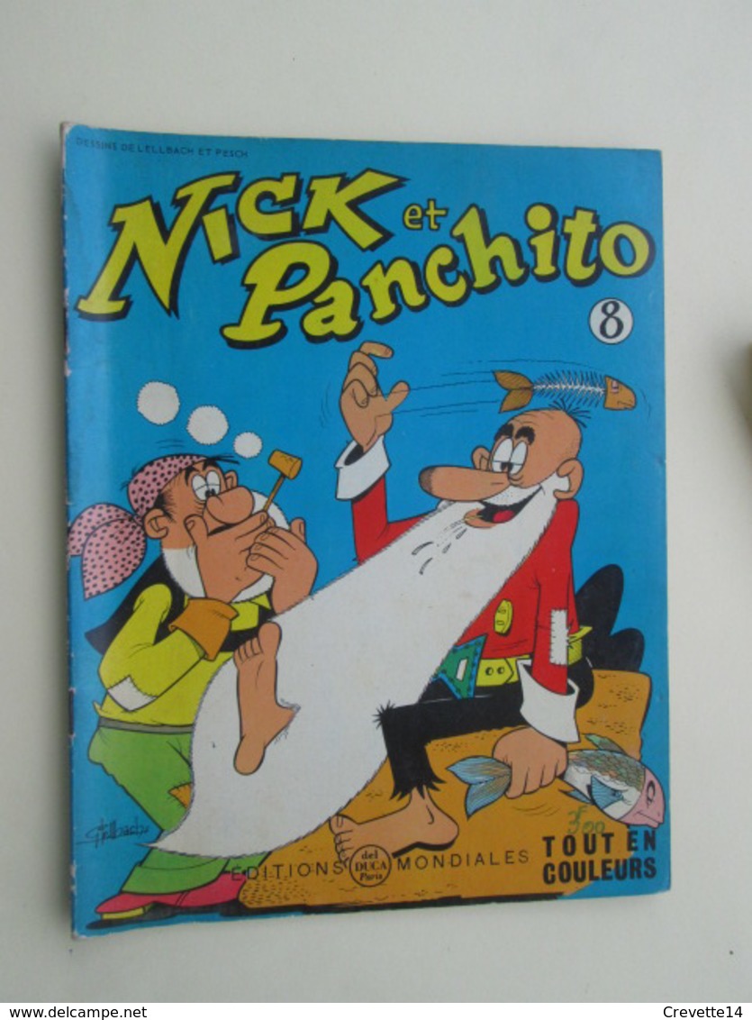 BD1/2015  EDITIONS MONDIALES DEL DUCA 1964. EO .N°8 .nick Et Panchito. Trés Bon état - Revistas