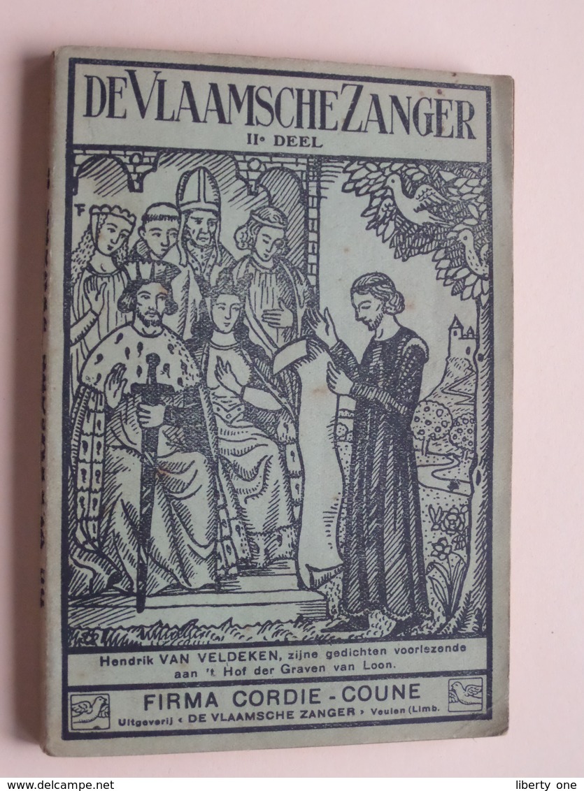 DE VLAAMSCHE ZANGER IIe Deel Firma CORDIE - COUNE Veulen Limburg ( 199 Pag. : Format 11,5 X 17 Cm. ! - Musique Folklorique