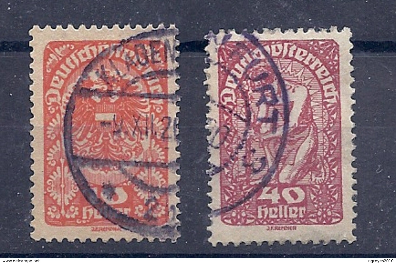 180027972  AUSTRIA  YVERT  Nº  192/200  **/MNH - Usados