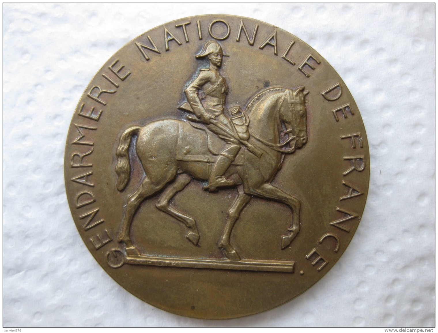 Medaille Gendarmerie Nationale De France Pour La Patrie L&rsquo;Honneur Et Le Droit 1214, Par C. N. Rispal - Altri & Non Classificati