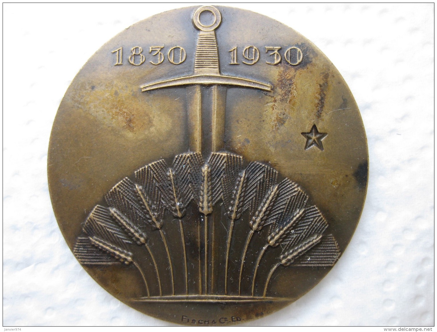 Médaille Centenaire De La Révolution Belge 1830 &ndash; 1930 , Par RAU - Autres & Non Classés