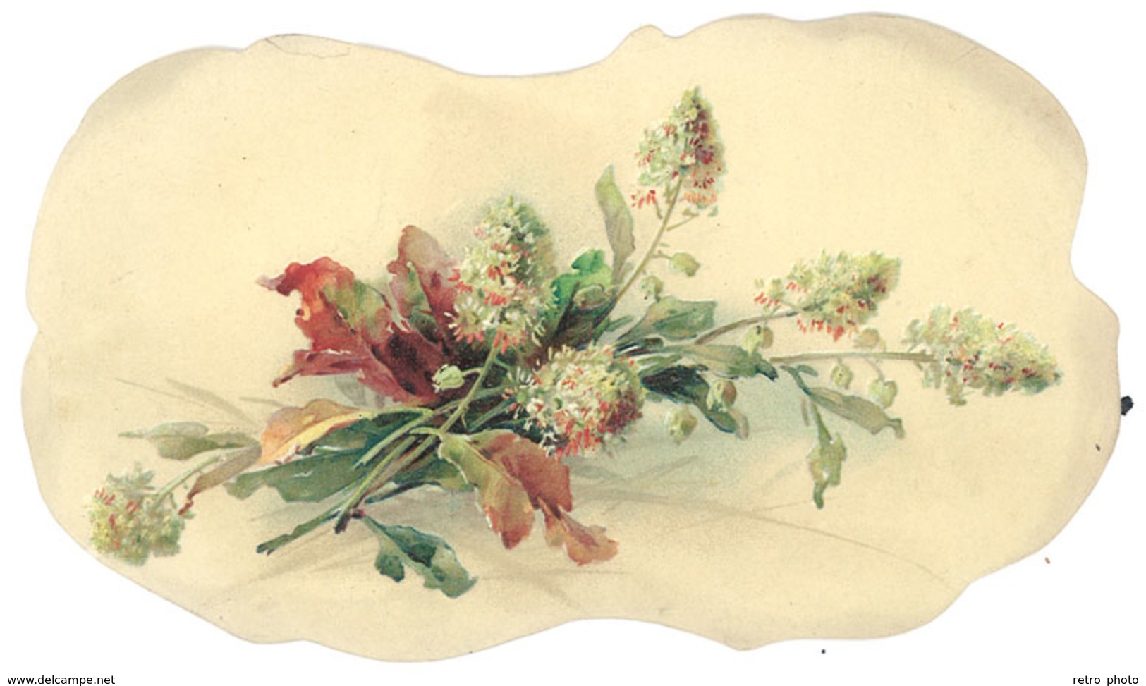 Chromo Découpé Et Gaufré, Fleurs ( Sans Doute Klein ) ( VP ) - Flowers