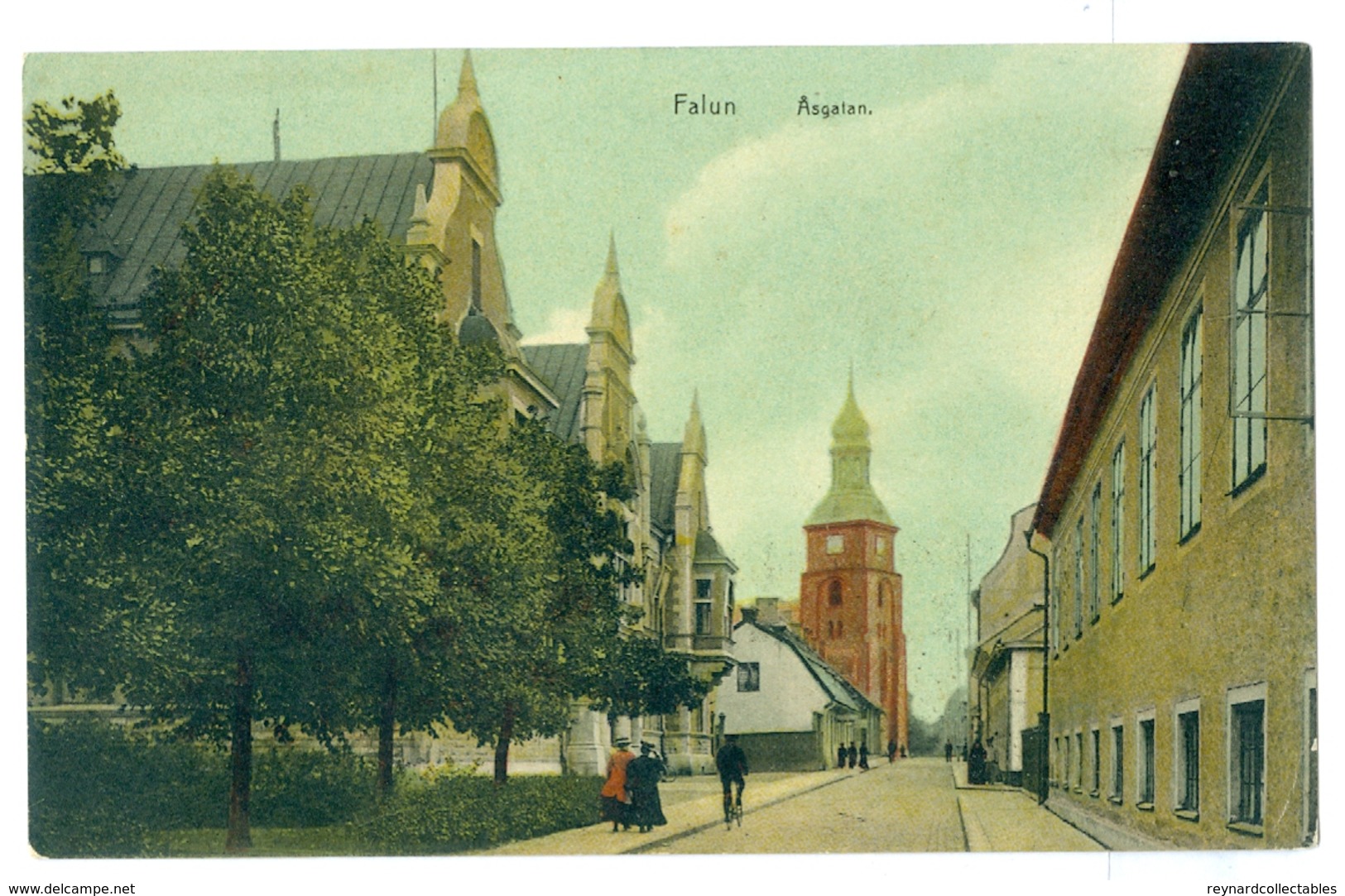 1900's, Sweden, Falun, Asgatan. Printed Pc, Unused. - Sweden