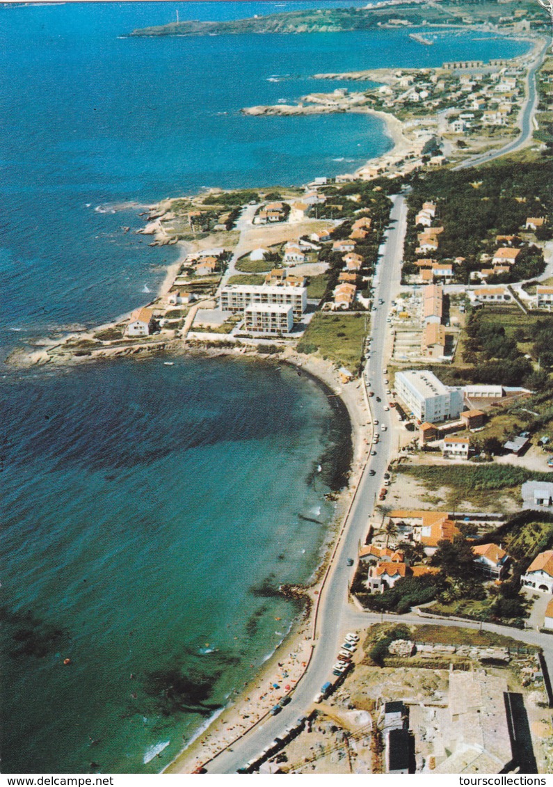 CPSM 83 @ LE BRUSC - Vue Aérienne La Plage En 1979 - Autres & Non Classés