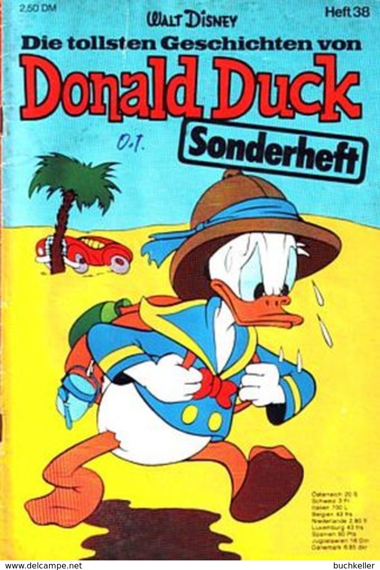 Die Tollsten Geschichten Von Donald Duck 38 (Erstauflage) Walt Disney Comic Ehapa Verlag - Walt Disney