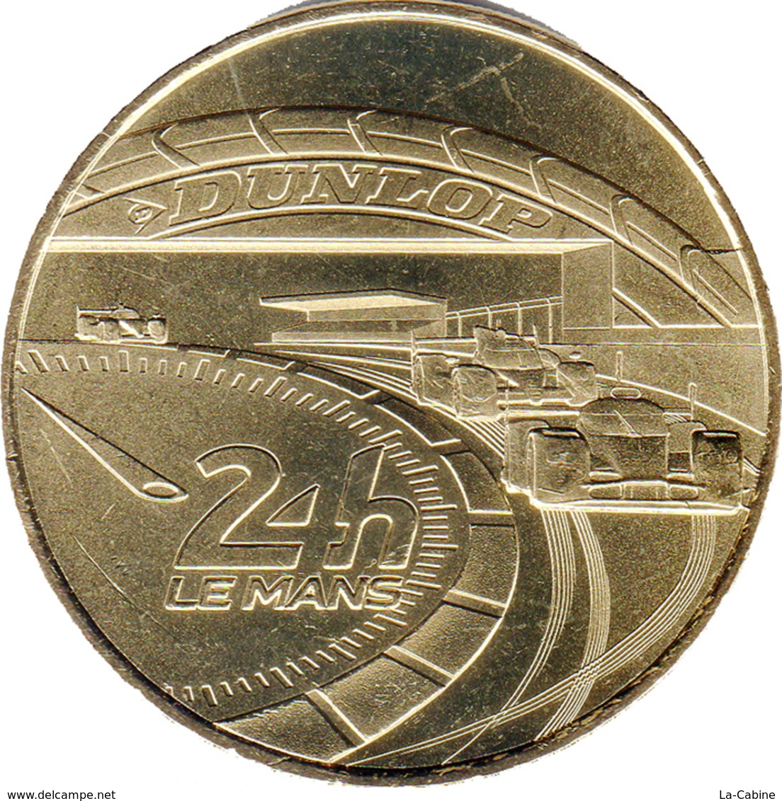 72 LE MANS 24H DU MANS DUNLOP VOITURE MÉDAILLE MONNAIE DE PARIS 2018 JETON MEDALS TOKEN COINS - 2018