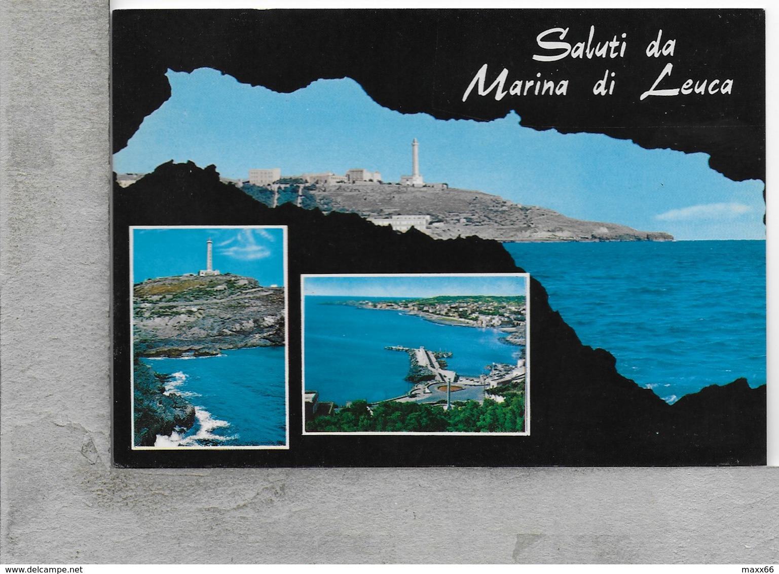 CARTOLINA NV ITALIA - Saluti Da MARINA DI LEUCA (LE) - Vedutine - Multivue - 10 X 15 - Saluti Da.../ Gruss Aus...