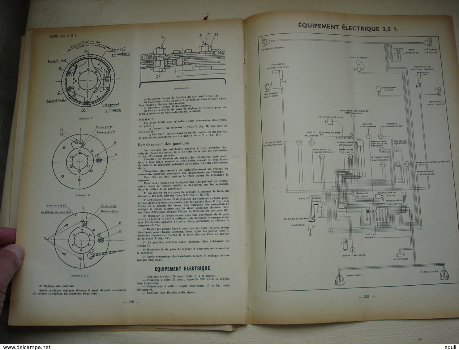 ETUDE DU CAMION V8 FORD 5T ET 3,5T article issue revue technique d'époque