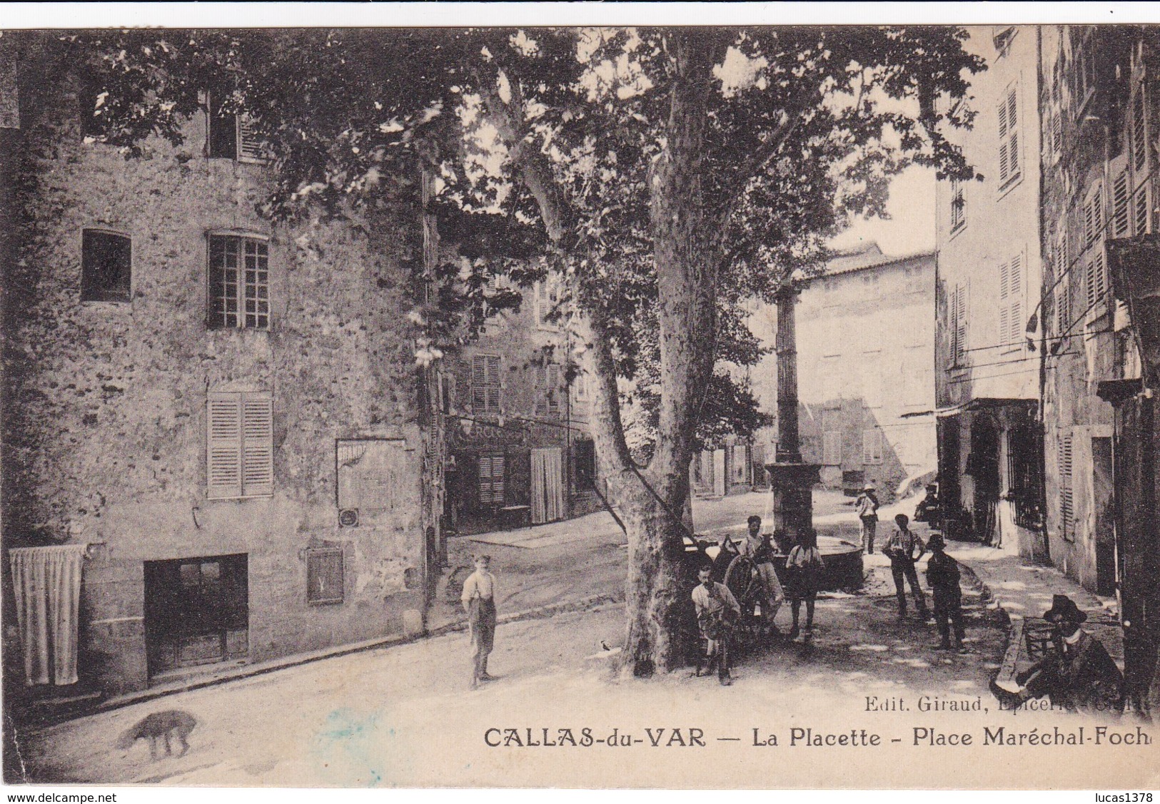 83 / CALLAS / LA PLACETTE / PLACE MARECHAL FOCH - Callas