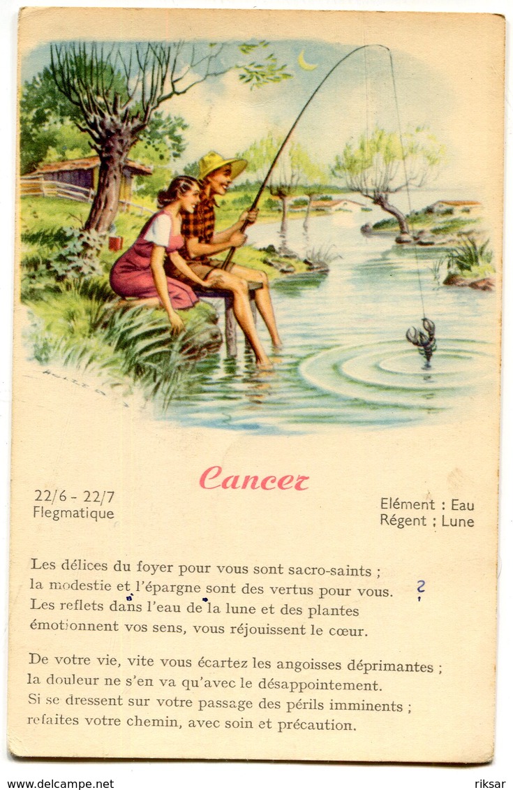 HOROSCOPE(CANCER) PECHE - Autres & Non Classés