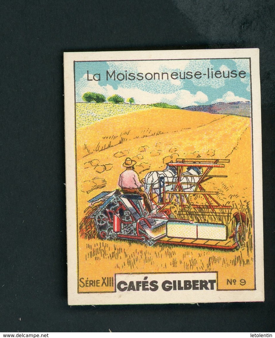 CAFÉS GILBERT S 13 / N° 9 - AGRICULTURE - LA MOISSONNEUSE-LIEUSE - Thé & Café