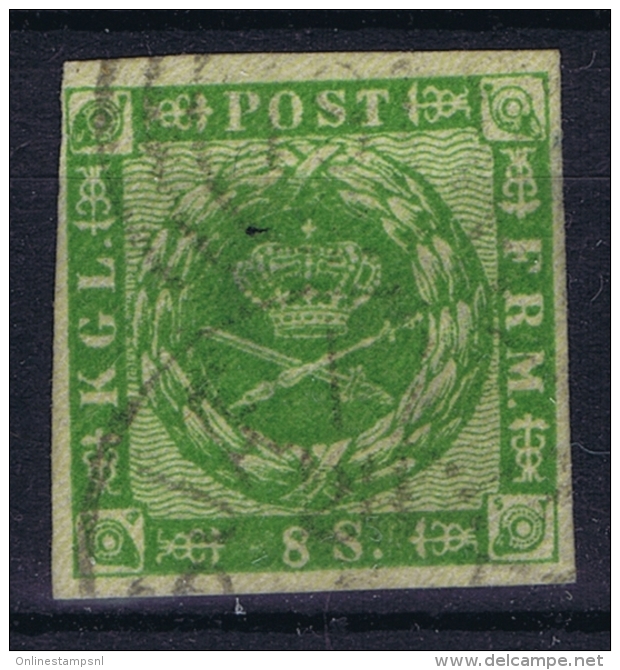 Denmark : Mi Nr 3 Obl./Gestempelt/used   1857 - Gebraucht