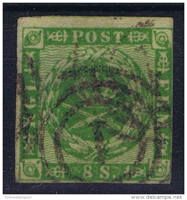 Denmark : Mi Nr 5 Obl./Gestempelt/used   1857 - Usati