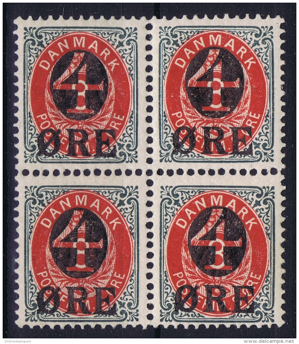 Denmark : Mi Nr 40 Inverted Watermark 2x Postfrisch/neuf Sans Charniere /MNH/** 2x MH/* Flz/ Charniere - Unused Stamps