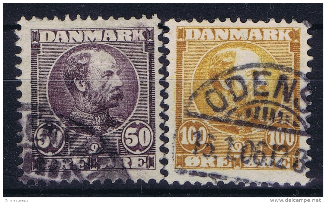 Denmark : Mi Nr 51 - 52 Obl./Gestempelt/used  1904 - Usado