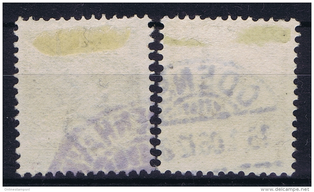 Denmark : Mi Nr 51 - 52 Obl./Gestempelt/used  1904 - Usado