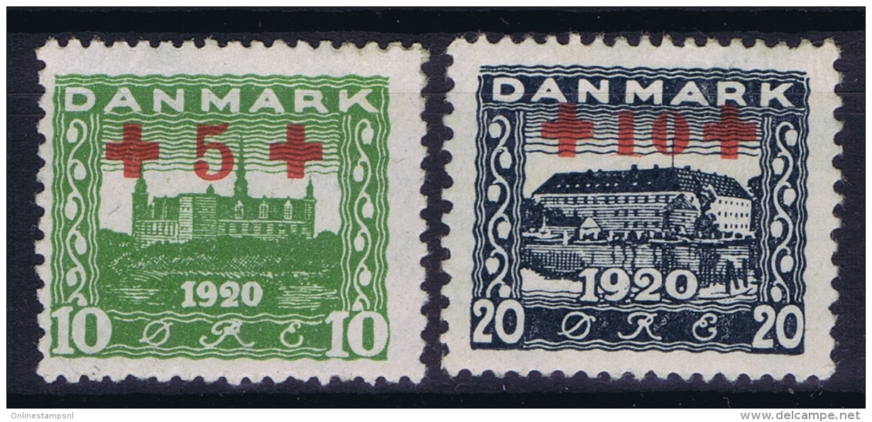 Denmark : Mi Nr 116 - 117  Postfrisch/neuf Sans Charniere /MNH/**   1921 - Ungebraucht