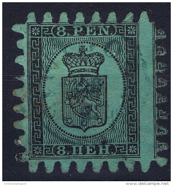 Finland : Mi Nr   6 C  Obl./Gestempelt/used  1860 - Gebraucht