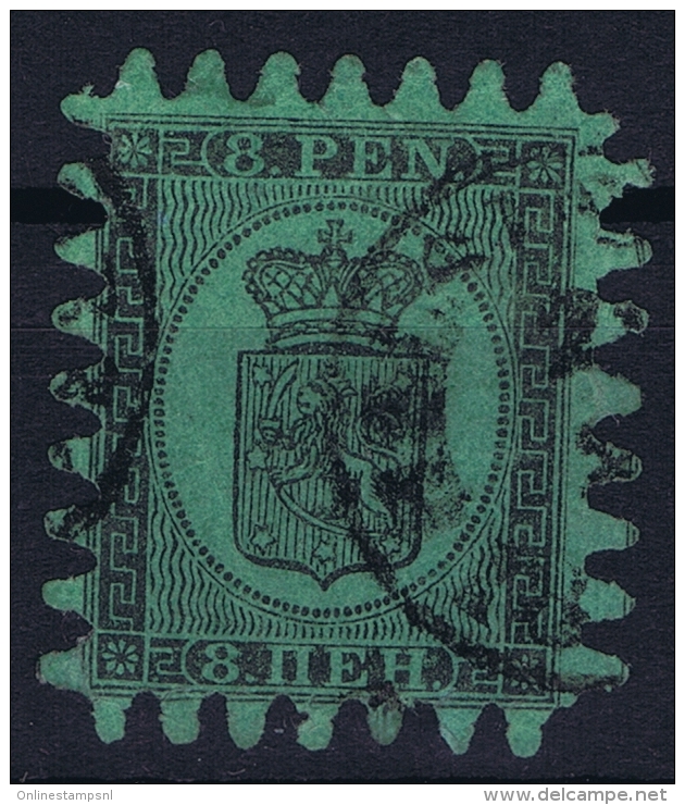 Finland : Mi Nr   6 C  Obl./Gestempelt/used  1860 - Usati