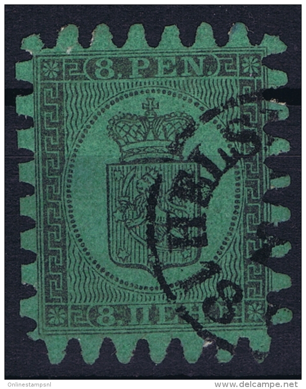 Finland : Mi Nr   6 C  Obl./Gestempelt/used  1860 - Gebraucht