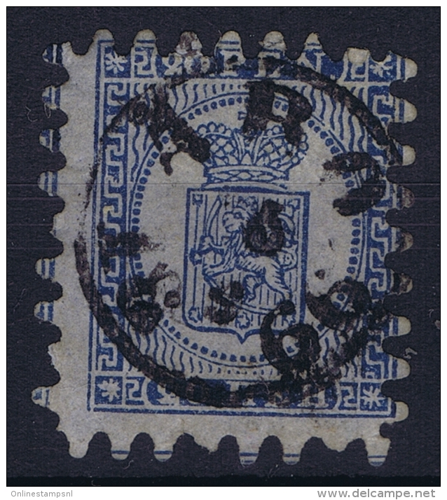 Finland : Mi Nr   8 B  Obl./Gestempelt/used  1860 - Gebruikt