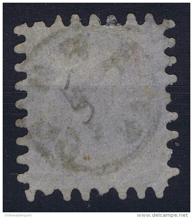 Finland : Mi Nr   8 B  Obl./Gestempelt/used  1860 - Used Stamps