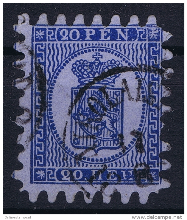 Finland : Mi Nr   8 C  Obl./Gestempelt/used  1860 - Oblitérés