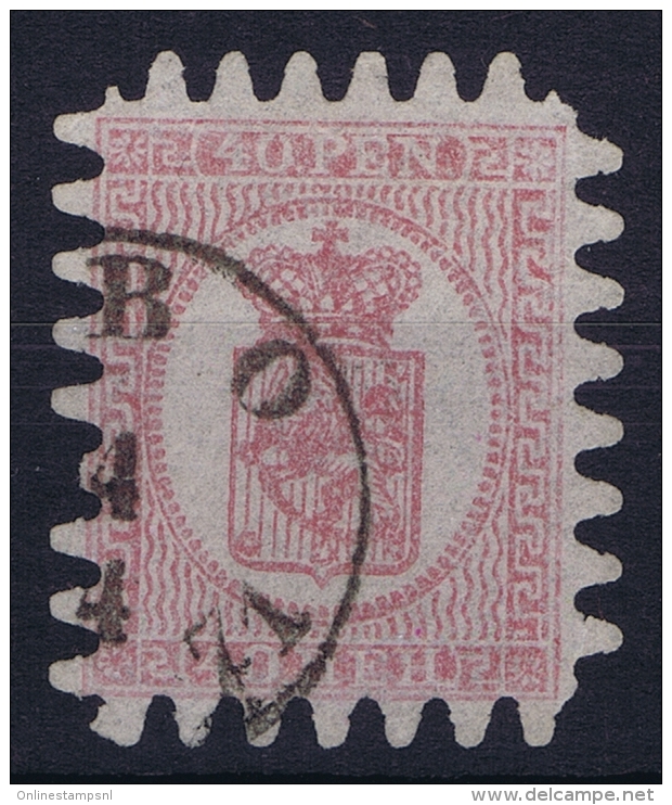 Finland : Mi Nr   9 C   Obl./Gestempelt/used  1860 - Gebraucht