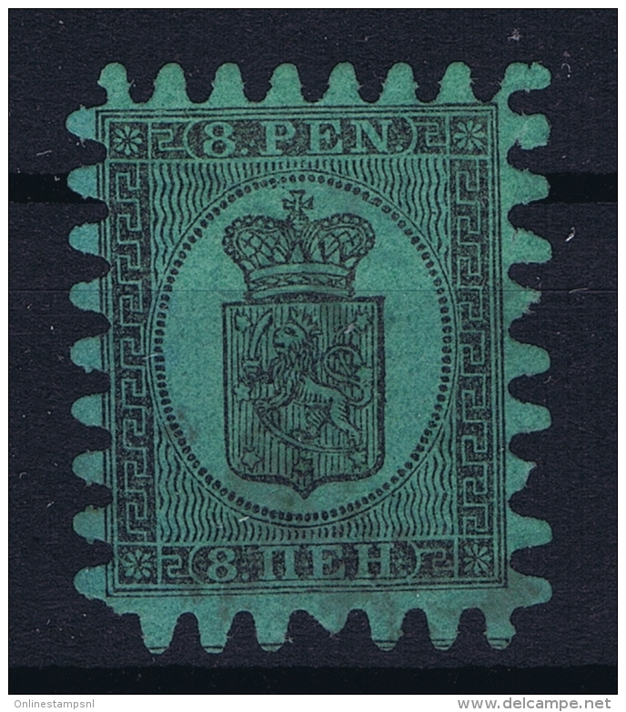 Finland : Mi Nr   6 B MH/* Flz/ Charniere  1860 - Nuevos