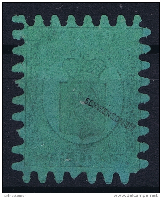 Finland : Mi Nr   6 B MH/* Flz/ Charniere  1860 - Unused Stamps