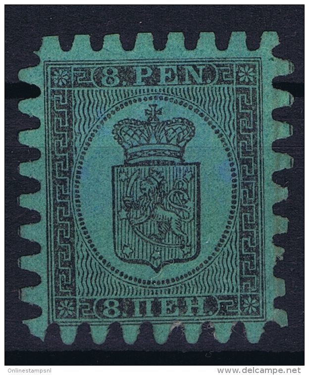 Finland : Mi Nr   6 C X MH/* Flz/ Charniere  1860 Signed/ Signé/signiert/ Approvato Bühler - Ongebruikt