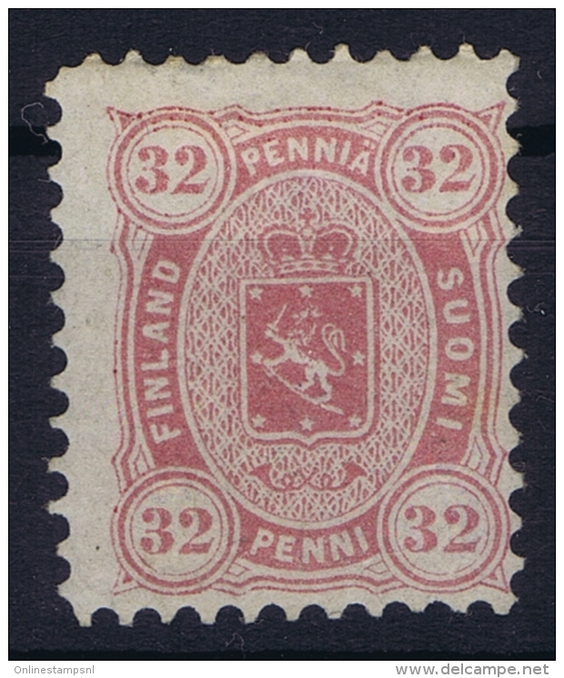 Finland : Mi Nr 18 Ax  MH/* Flz/ Charniere  1875 Signed/ Signé/signiert/ Approvato Bühler - Ongebruikt