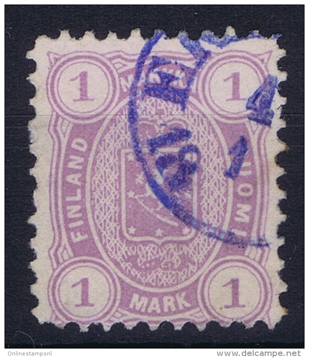 Finland : Mi Nr 19 Ay Obl./Gestempelt/used  1875 - Gebraucht