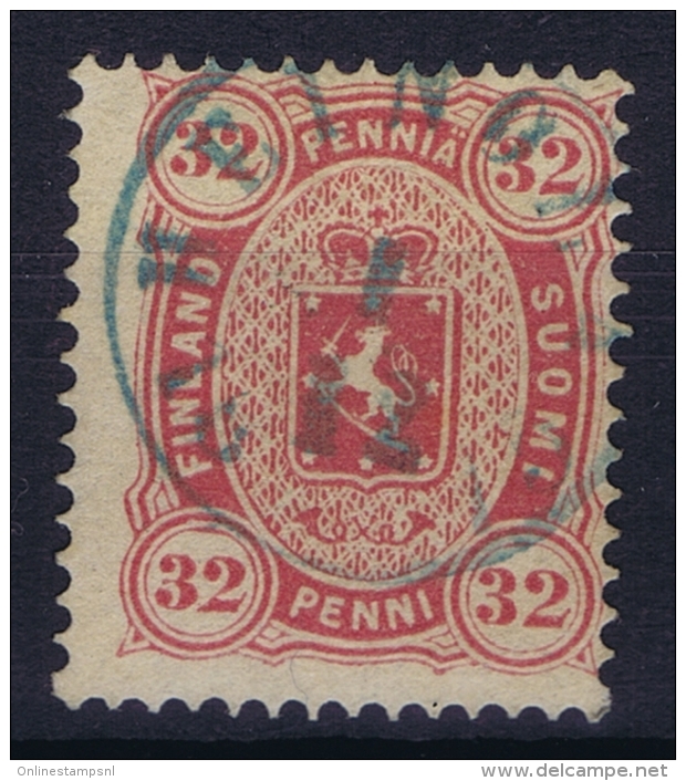 Finland : Mi Nr 11  Obl./Gestempelt/used  1875 Perfo 14 : 13,50 1875 - Gebraucht