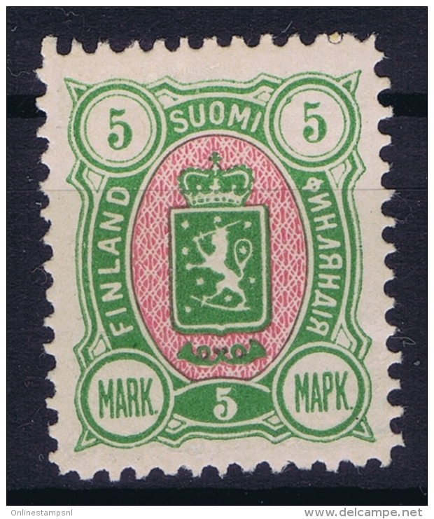 Finland : Mi Nr 33  Fa 25 MH/* Flz/ Charniere 1889 - Nuevos