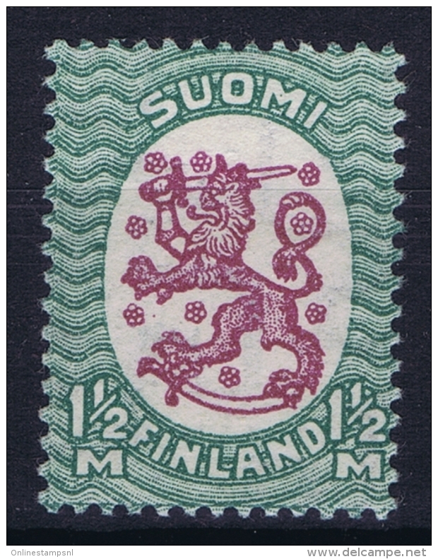 Finland : Mi Nr 120 Xa K 14,25 X 14 Postfrisch/neuf Sans Charniere /MNH/** 1925 - Ungebraucht