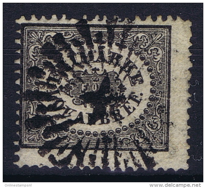 Sweden : Mi Nr 6  Fa 6 Obl./Gestempelt/used  1856 - Gebraucht