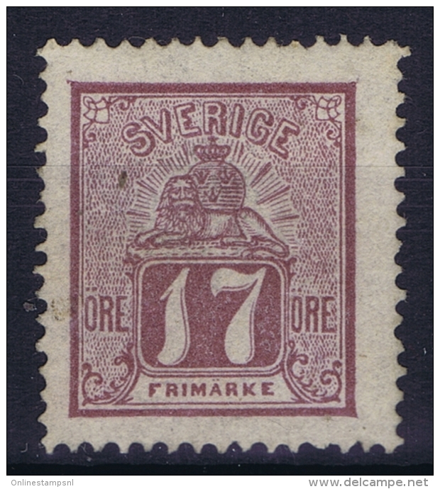 Sweden : Mi Nr 15a  Fa 15 MH/* Flz/ Charniere  1866 Signed/ Signé/signiert - Unused Stamps