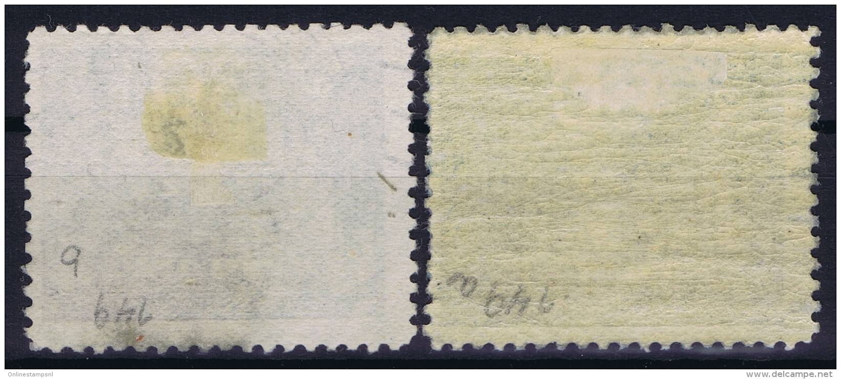 Sweden : Mi Nr 149W A + B   Obl./Gestempelt/used  1924 - Usados