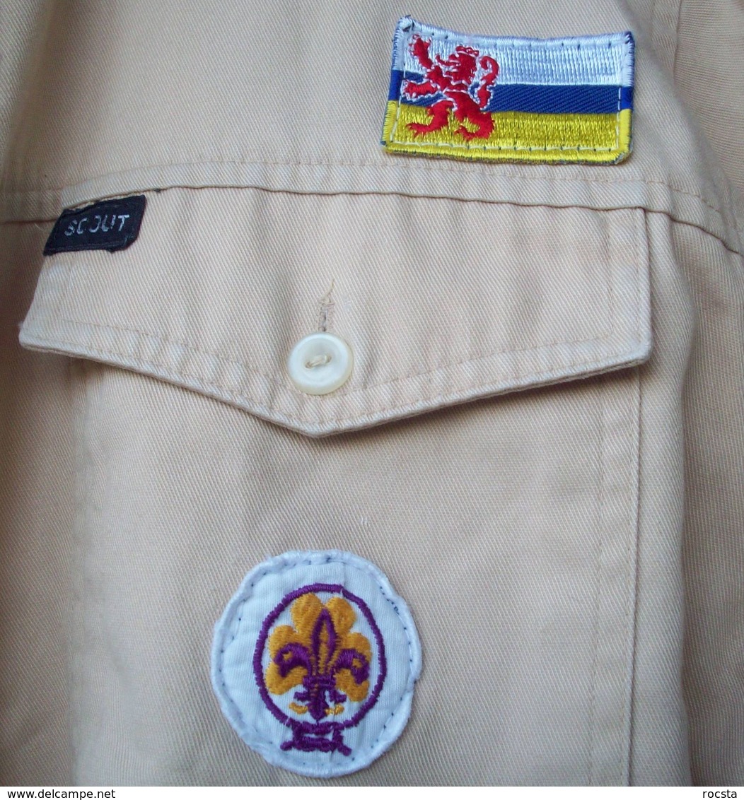 Vintage Dutch Scouts Shirt - 8 Patches - Padvinderij