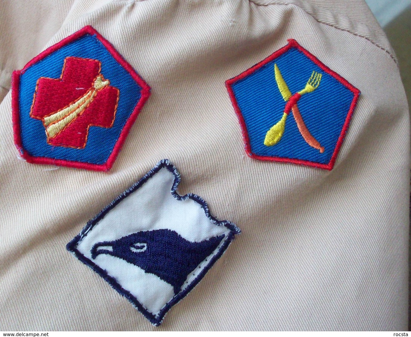 Vintage Dutch scouts shirt - 8 patches