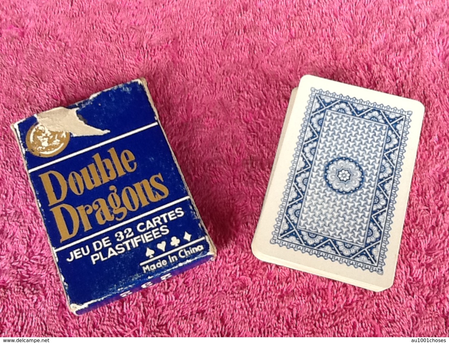 32 Cartes à Jouer  Double Dragons - 32 Carte