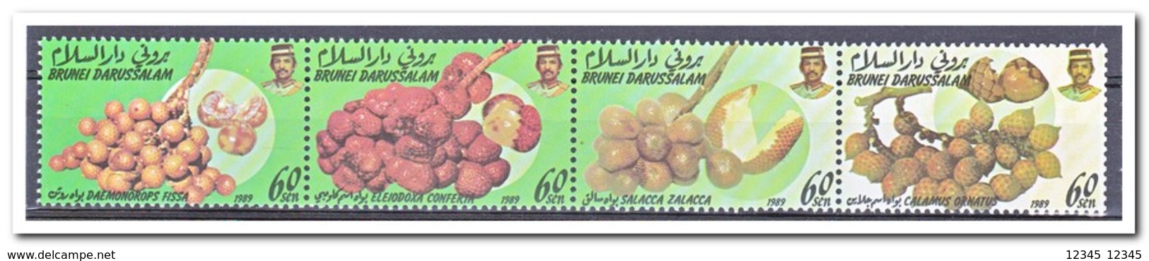 Brunei 1989, Postfris MNH, Fruit, Food - Brunei (1984-...)