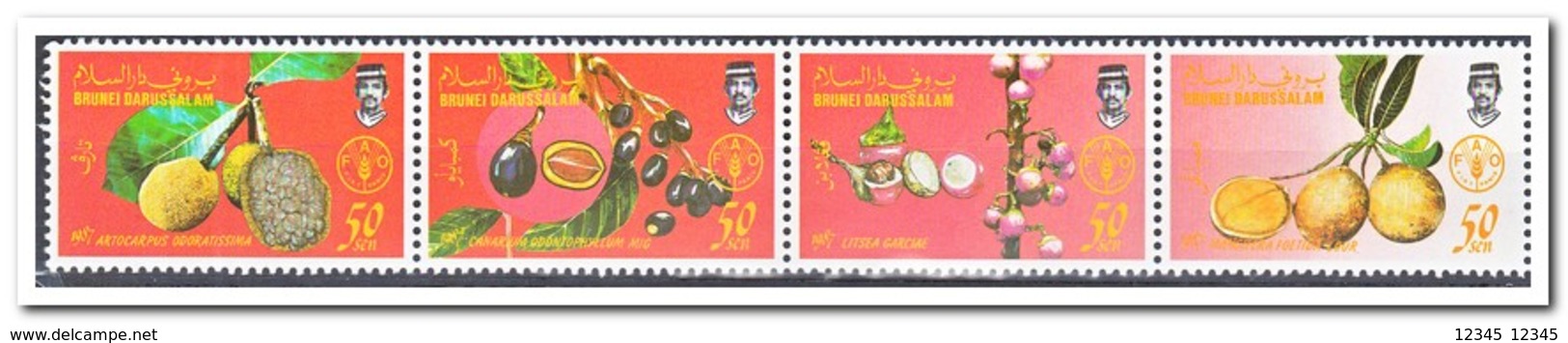 Brunei 1987, Postfris MNH, Fruit, Food - Brunei (1984-...)