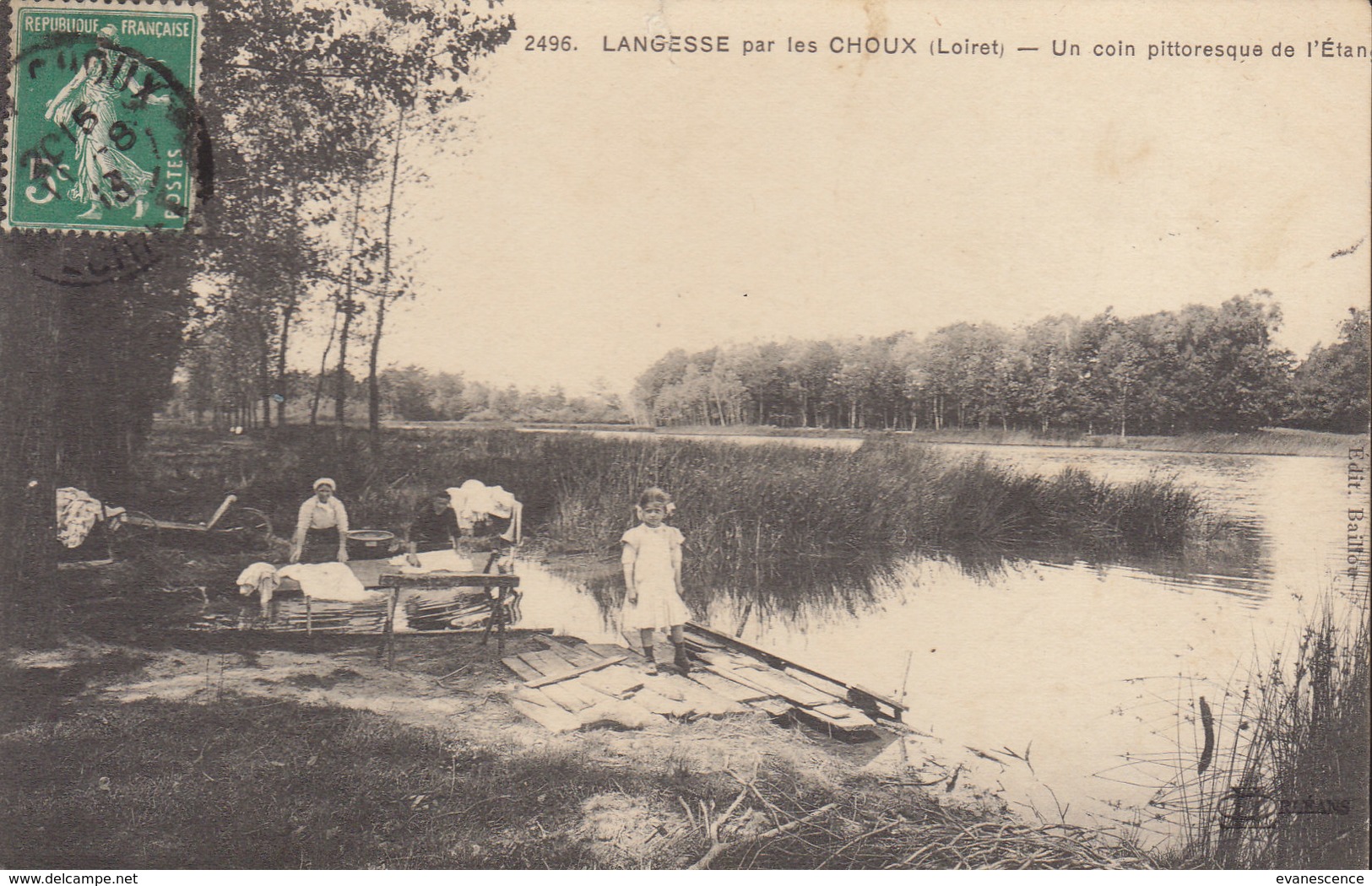 °°°°°   45   LANGESSE / LAVEUSES A L ETANG / PETITE COUPURE BORD H.    °°°°°   ////   REF.  MAI 18  ////    N°  6479 - Autres & Non Classés