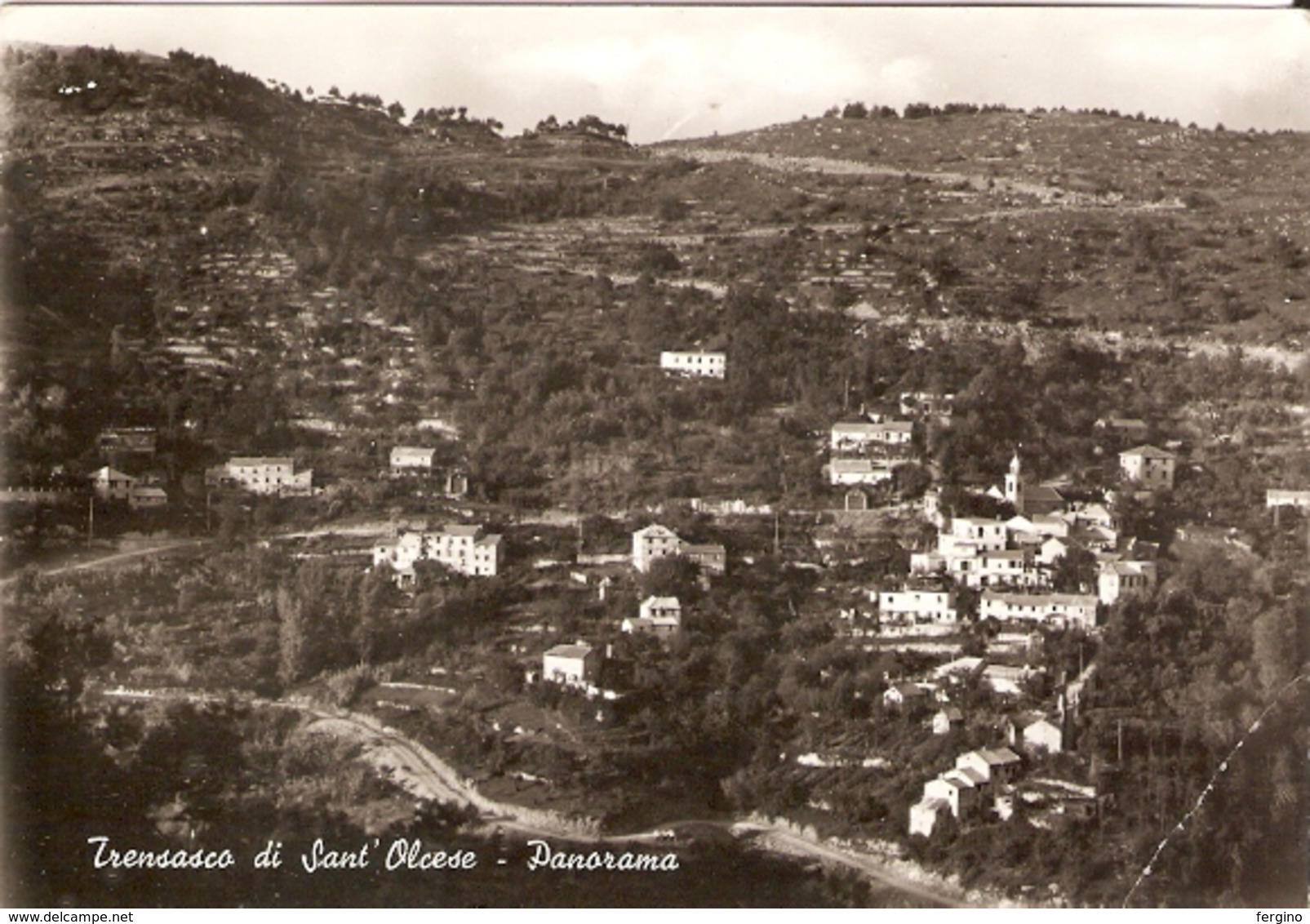 94/FG/18 - GENOVA - TRENSASCO DI S. OLCESE: Panorama - Genova