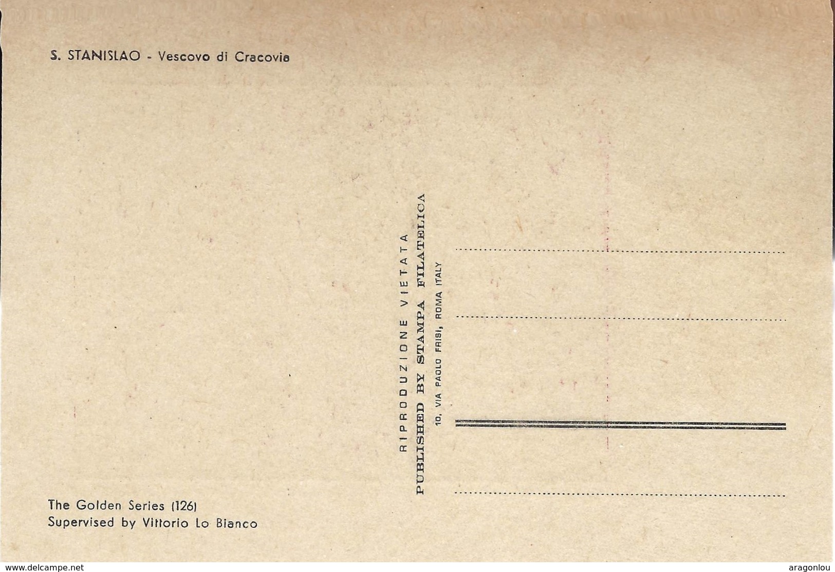 St.Stanislas Bishop Of Cracow  3.3. 1966 (2scans) - Cartes-Maximum (CM)