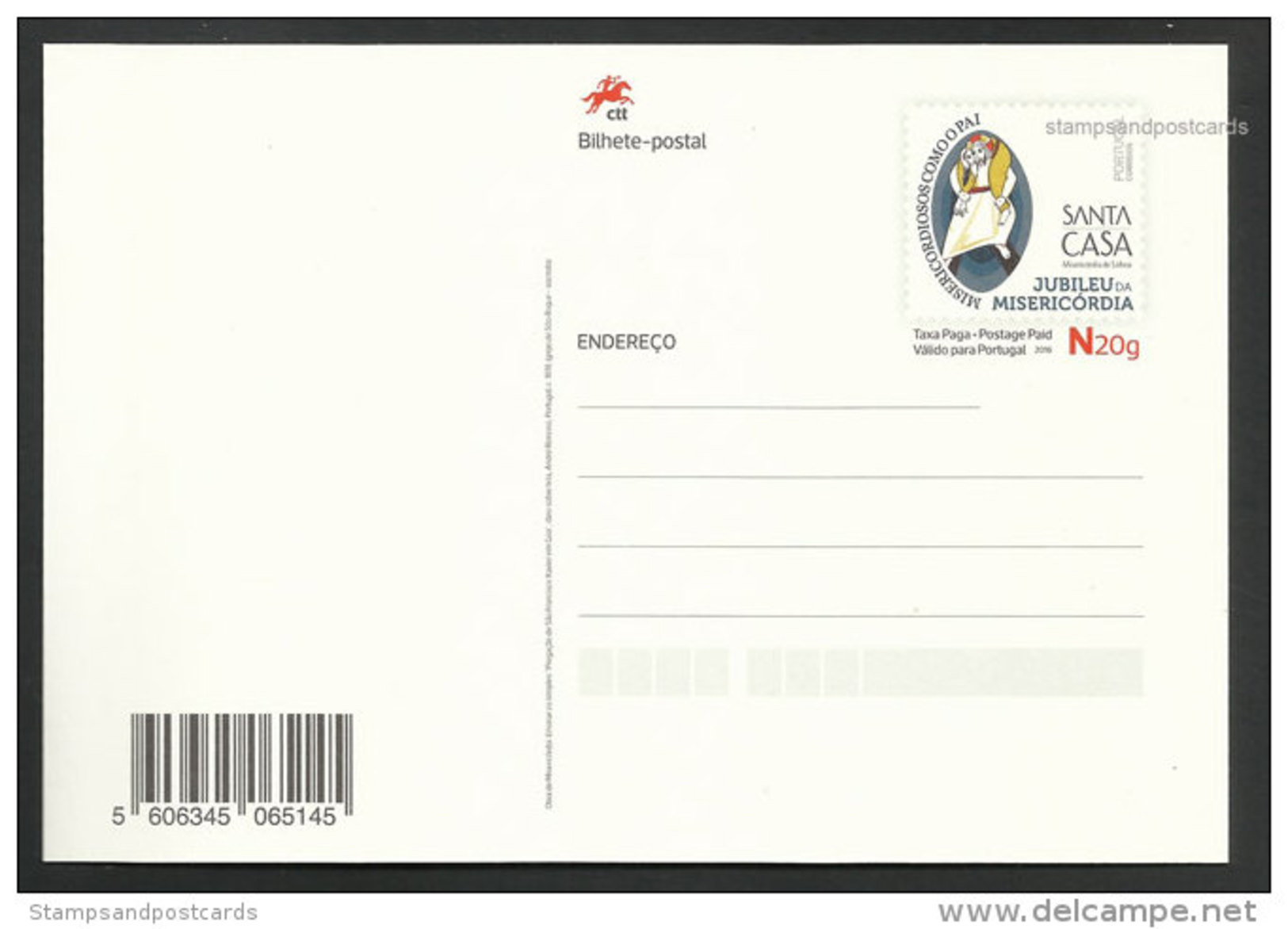 Portugal Entier Postal 2016 Jubilé Misericordia Peinture Saint Francois Xavier A Goa Stationery Table St. Francis Xavier - Gemälde