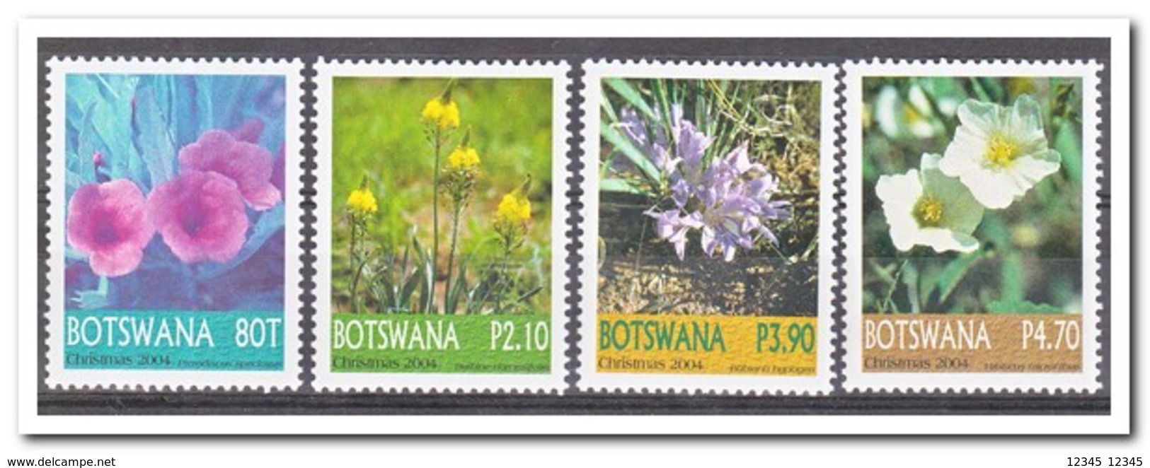 Botswana 2004, Postfris MNH, Flowers, Christmas - Botswana (1966-...)