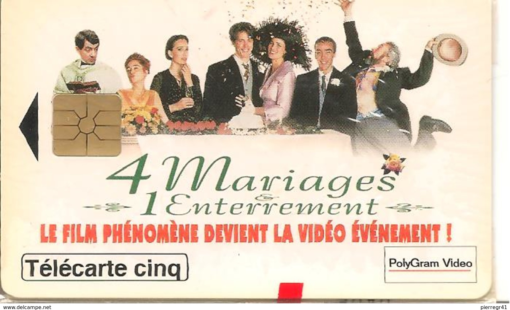 CARTE-PRIVEE-5U-GN126-GEMA-04/95-4 MARIAGES/ 1 ENTERREMENT-NSB-Bordures Legerement  Jauni-BE - 5 Unités